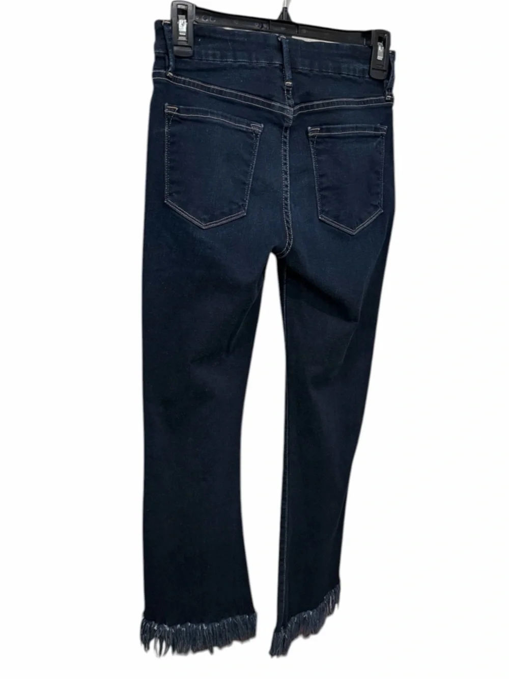 Frame Denim Dark Blue Ankle Crop Jeans - Picture 4 of 9